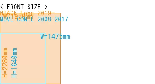 #HIACE Long 2019- + MOVE CONTE 2008-2017